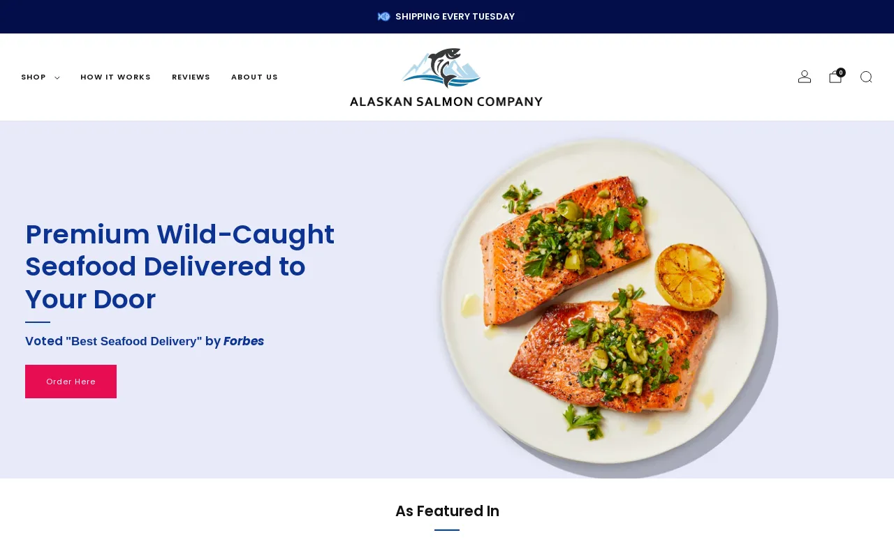 Alaskan Salmon Company screenshot