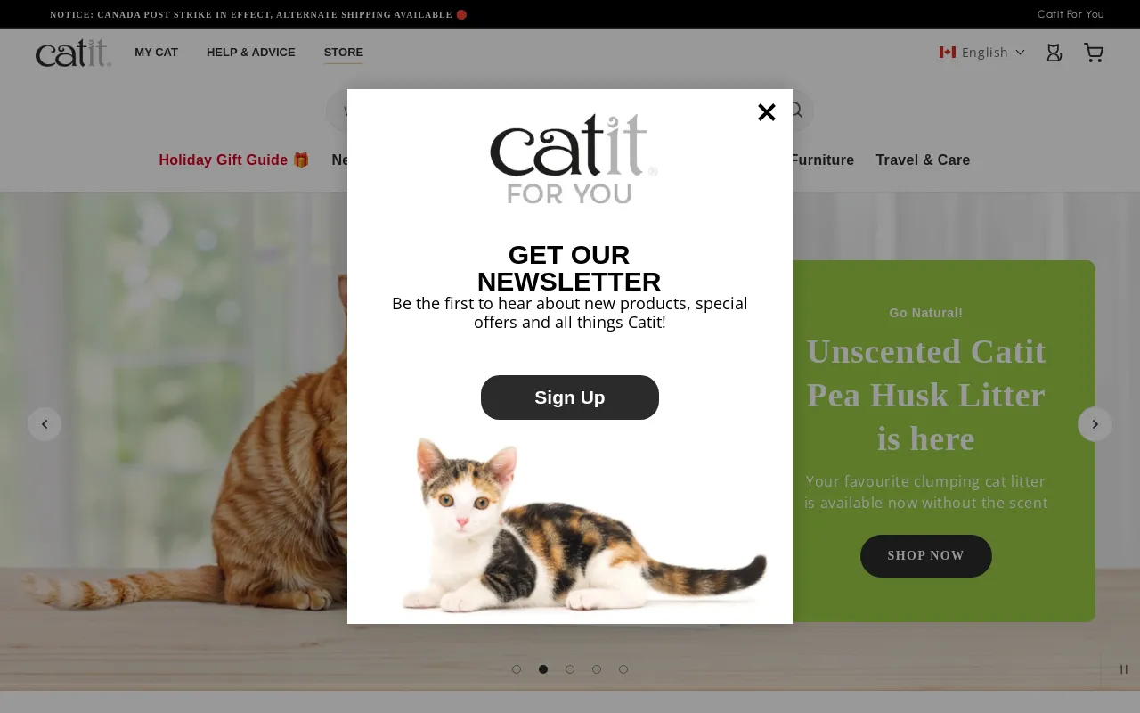 Catit Canada screenshot