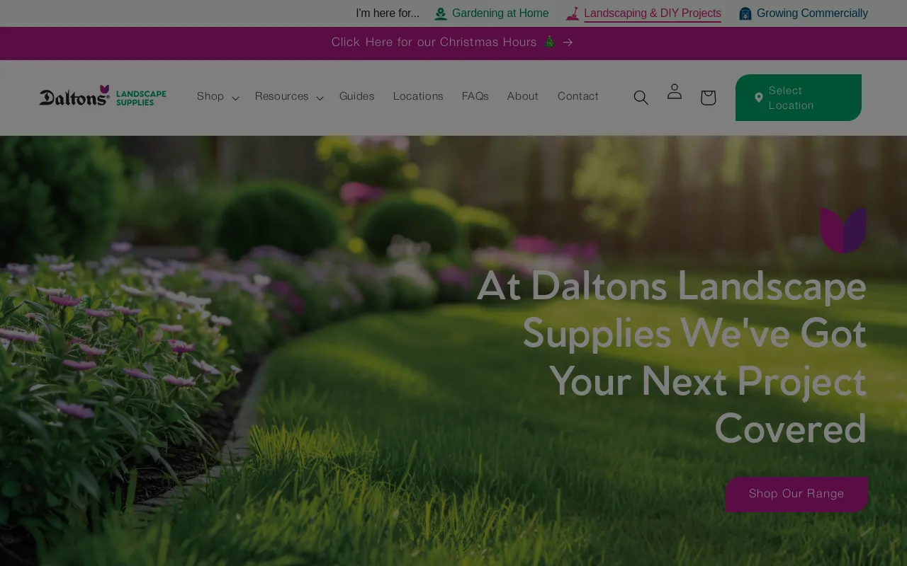 Daltons Landscape Supplies screenshot