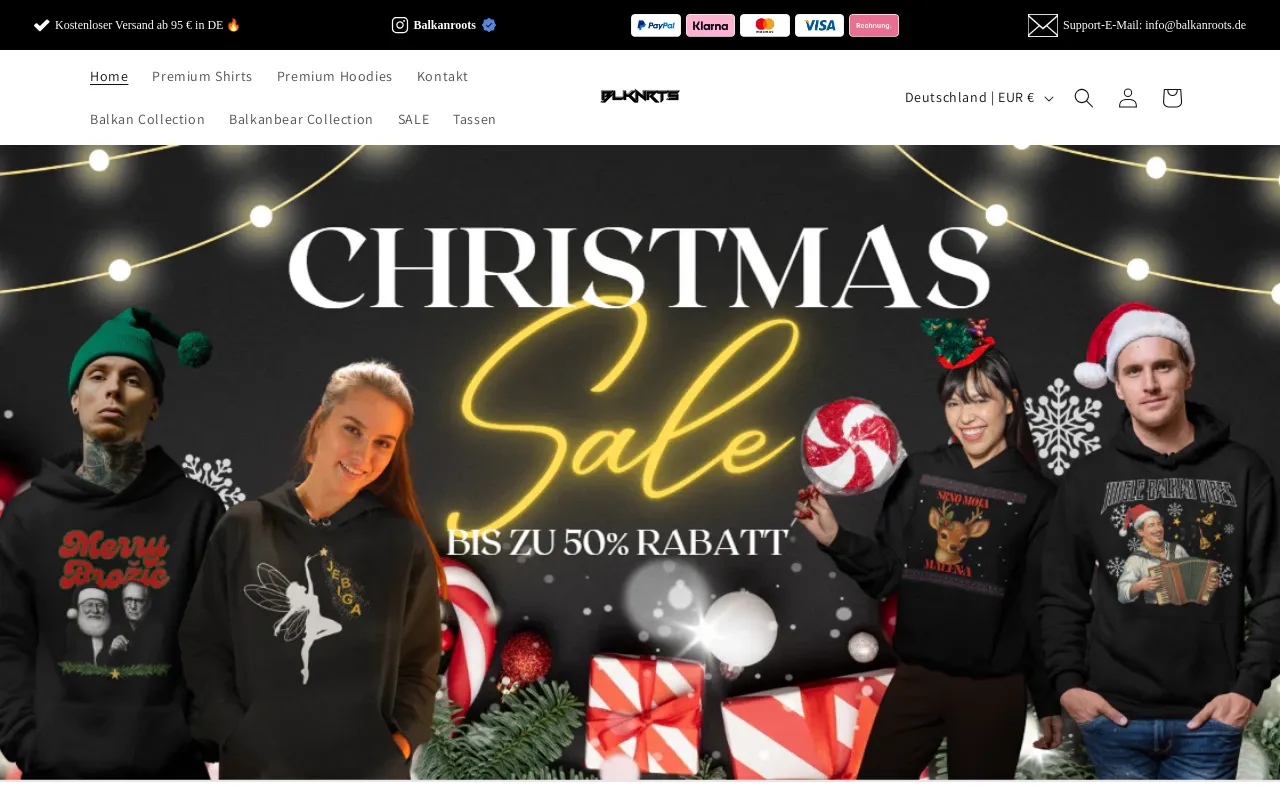 Balkanroots.de screenshot