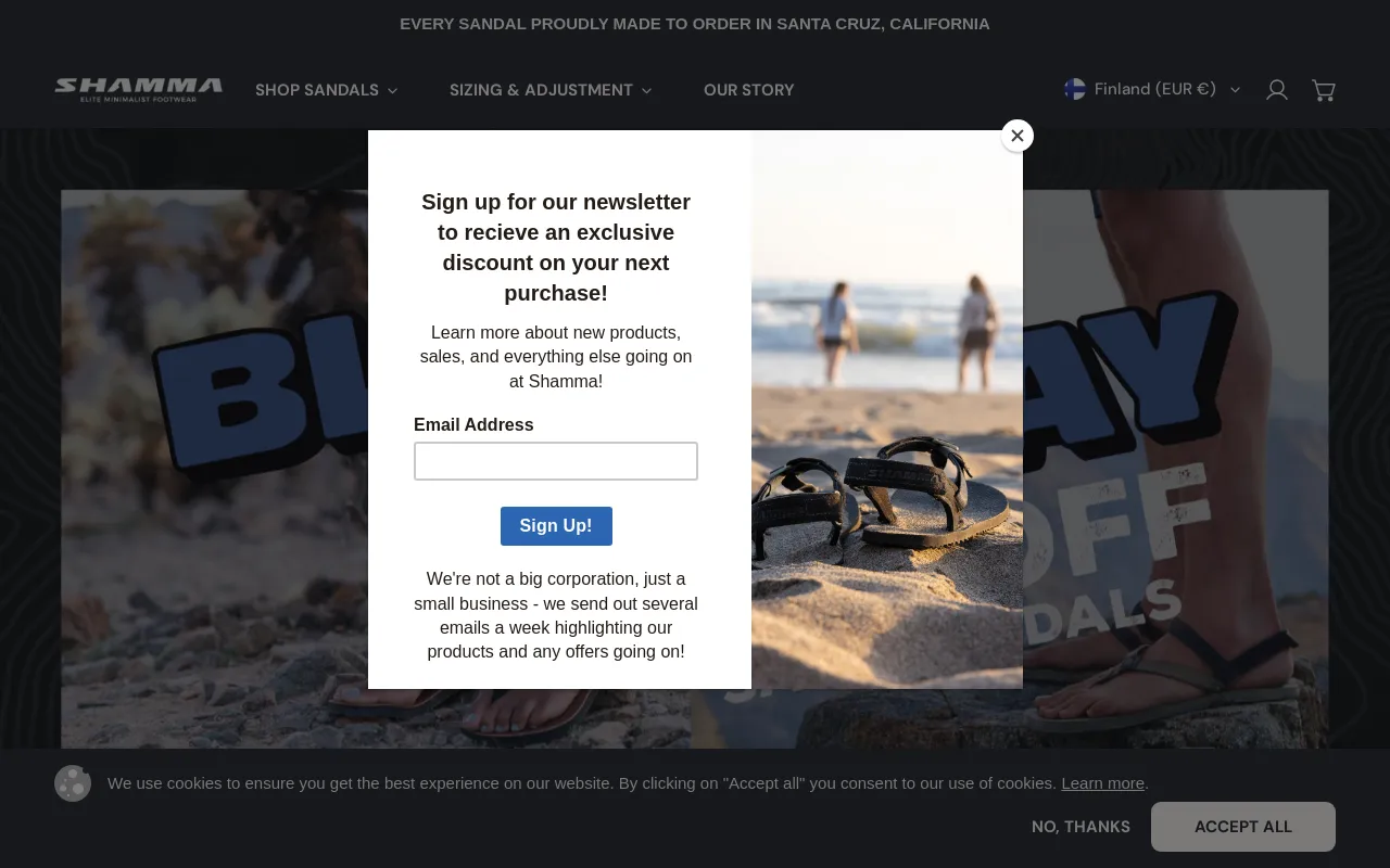 Shamma Sandals screenshot