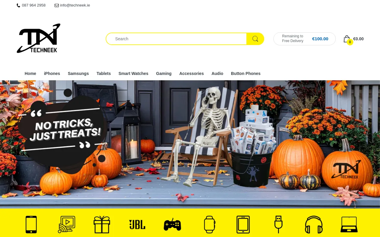 Techneek.ie screenshot