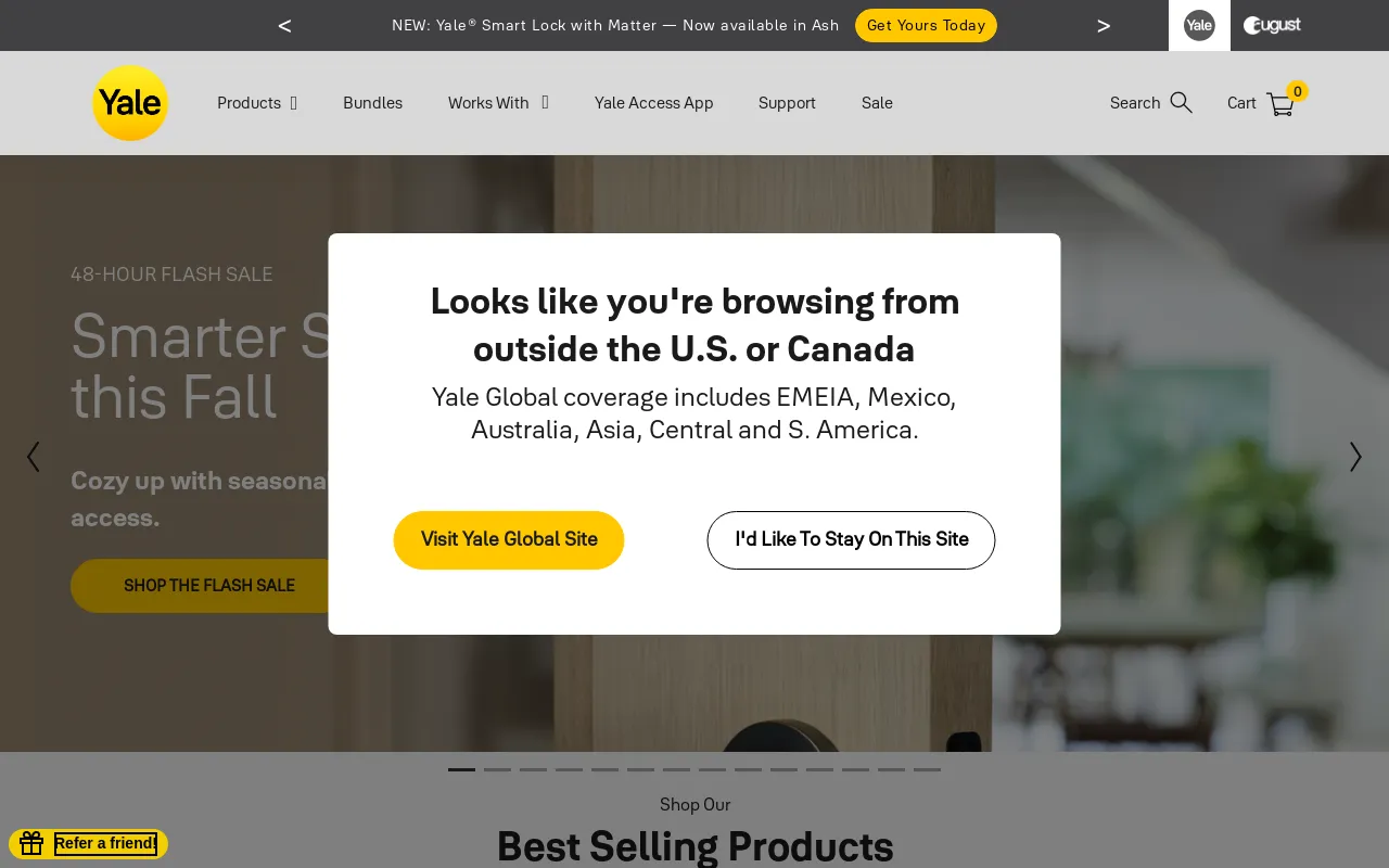 Yale Home screenshot