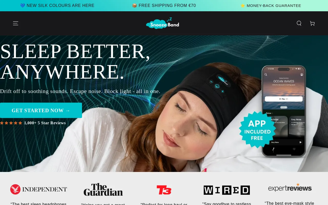 Snooze Band screenshot
