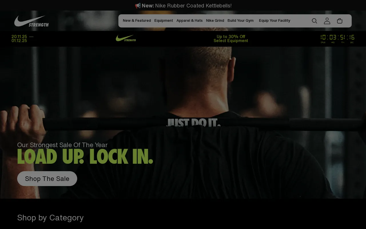 Nike Strength EU screenshot