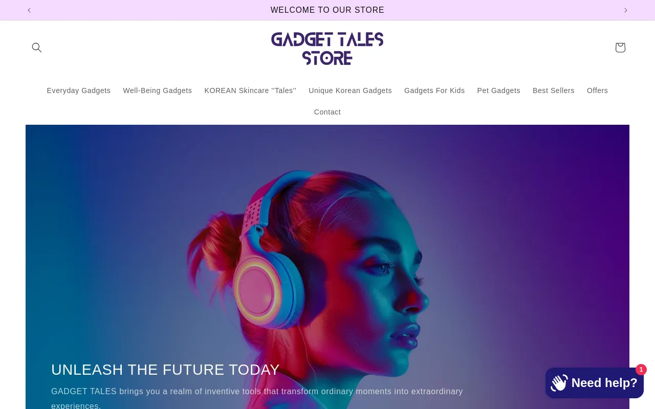 GADGET TALES Store screenshot