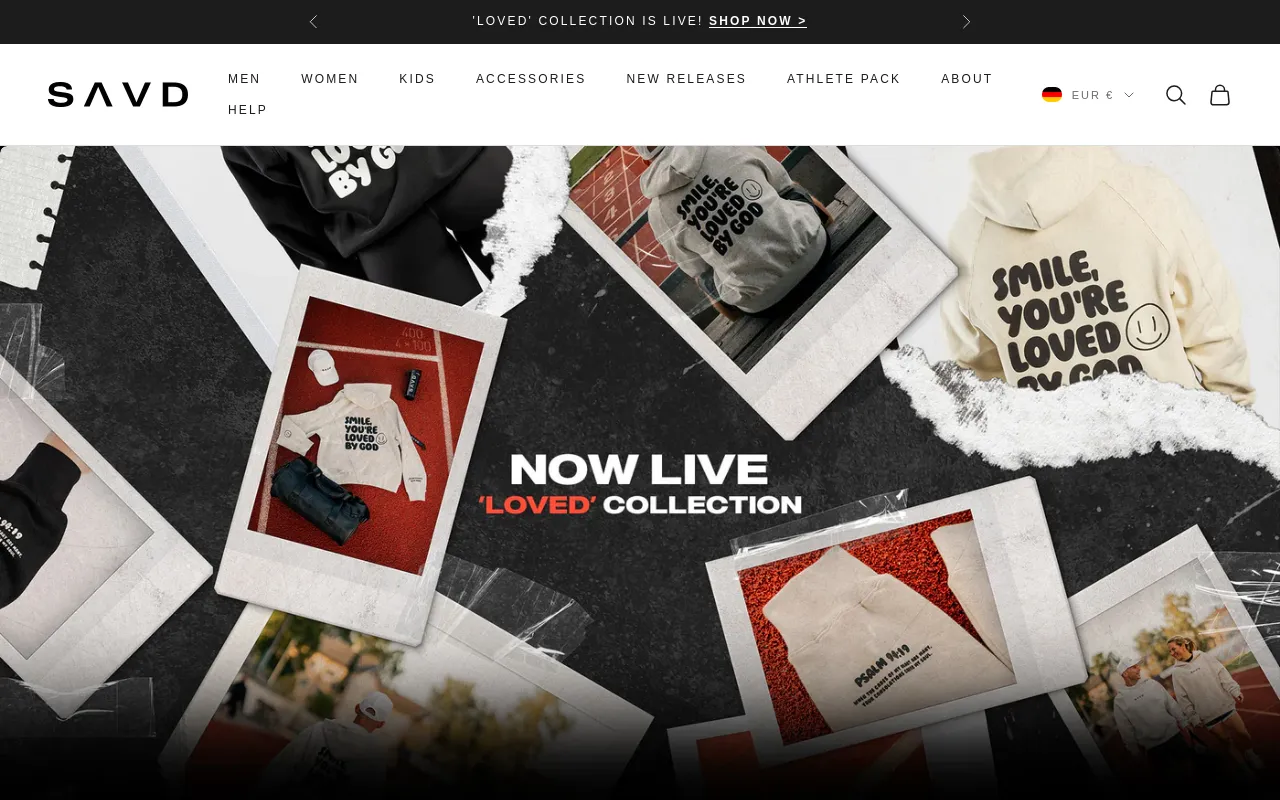SAVD Clothing screenshot