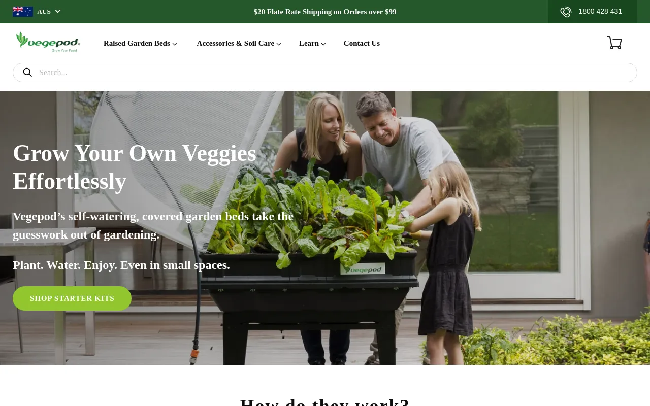 Vegepod Australia screenshot