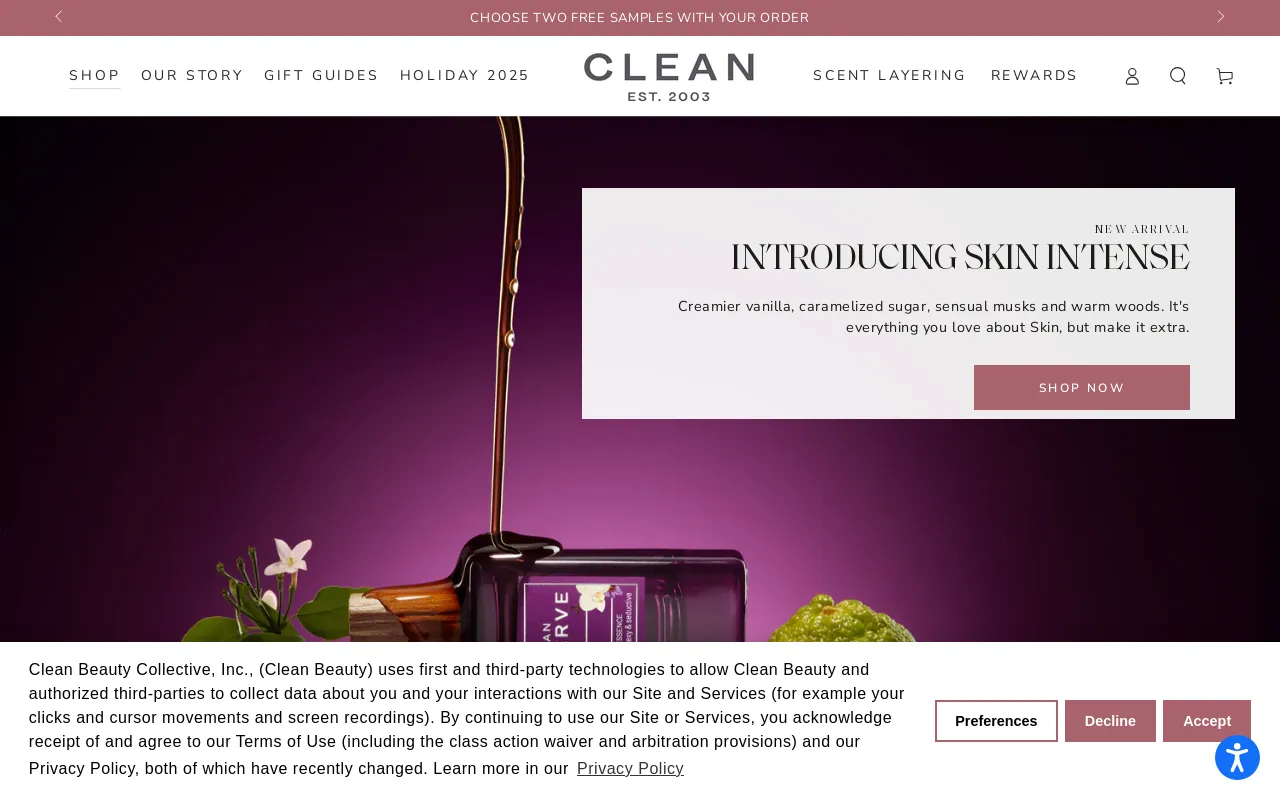 CLEAN Beauty Collective screenshot