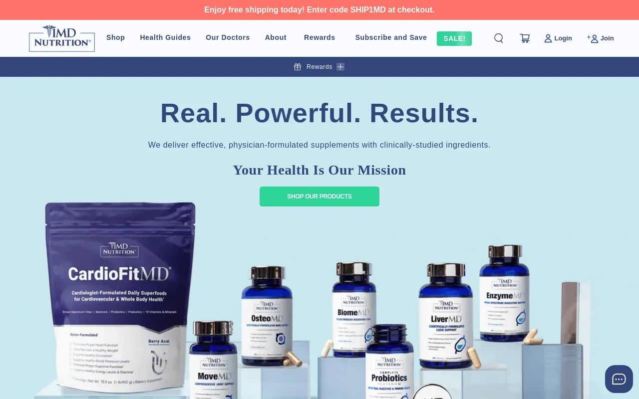 1MD Nutrition® screenshot