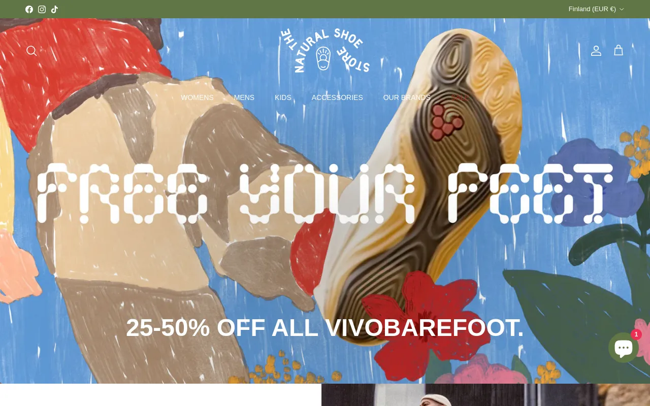 The Natural Shoe Store screenshot
