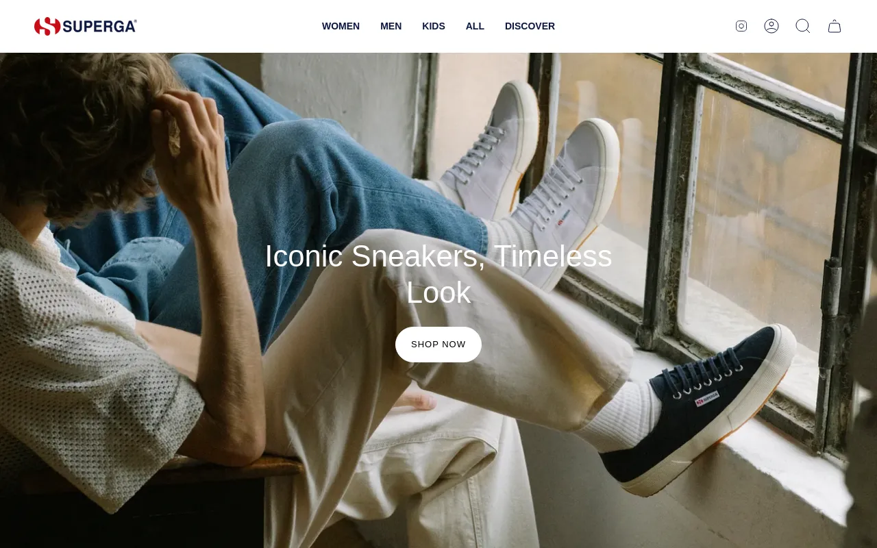 Superga US screenshot