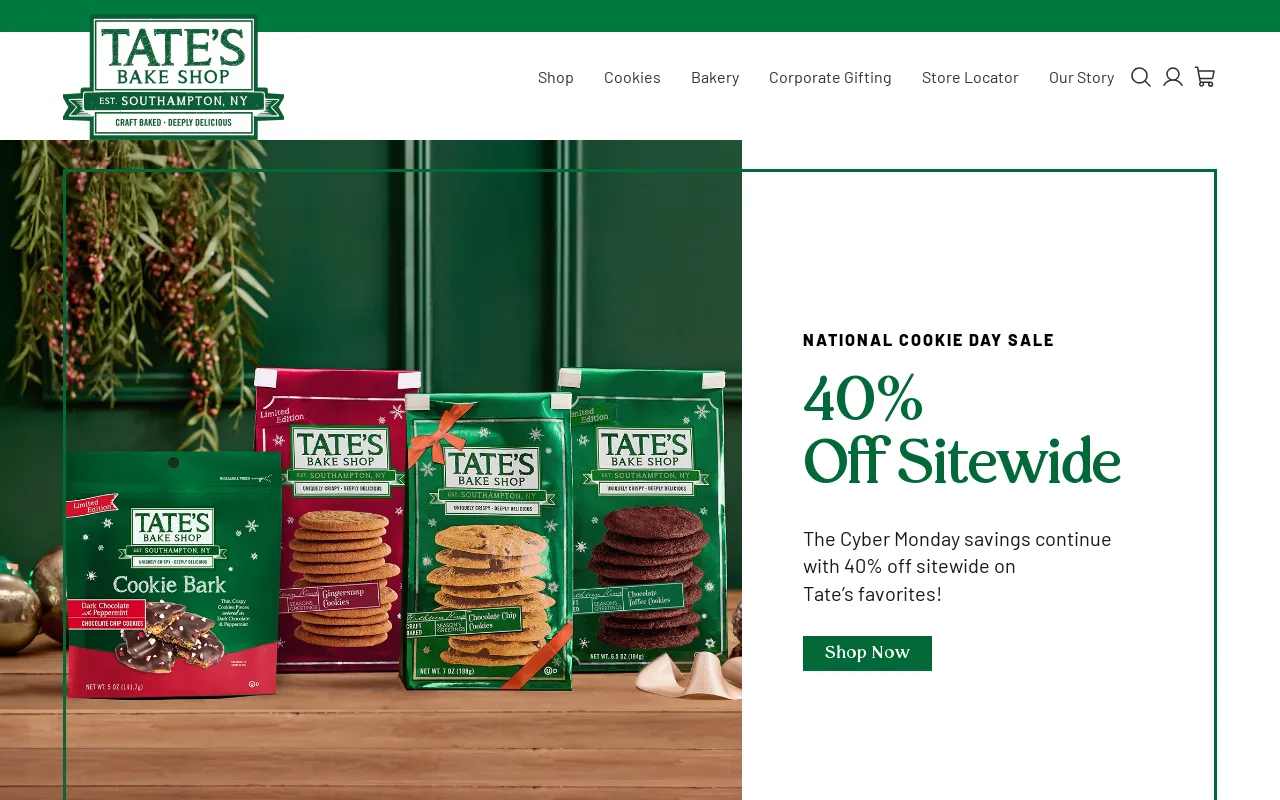 Tate's Bake Shop screenshot