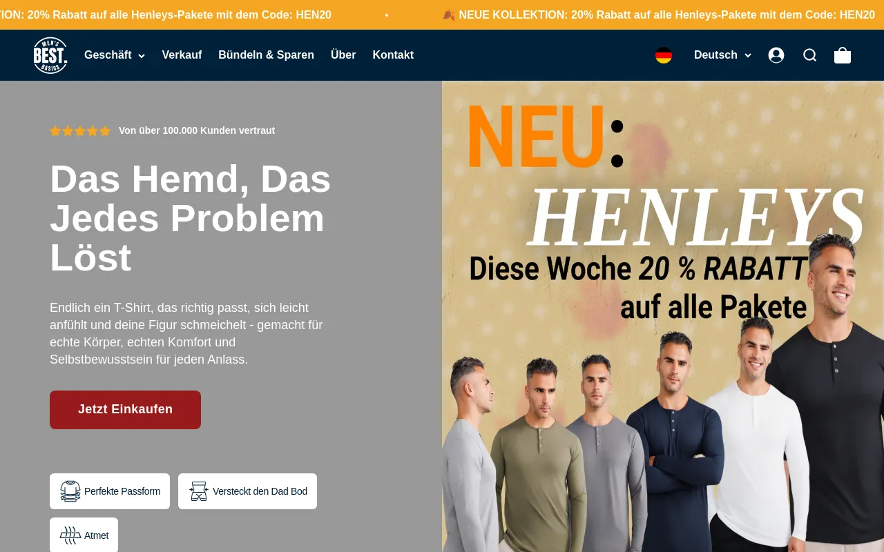 Men's Best Basics screenshot