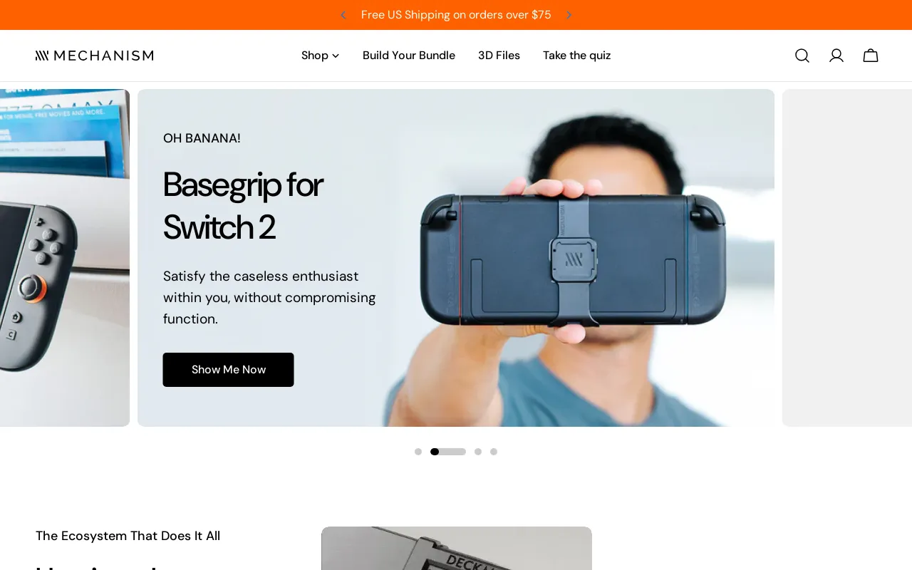 Mechanism screenshot