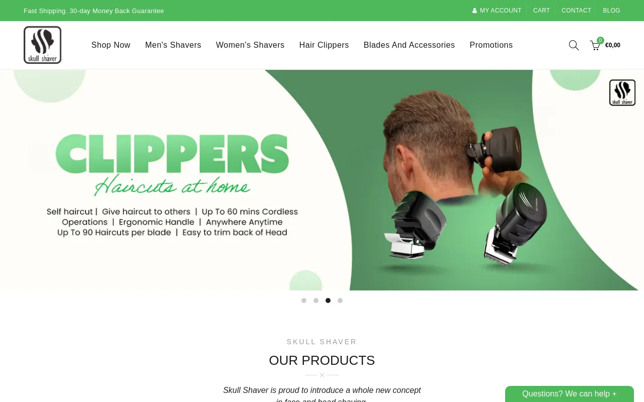 Skull Shaver Euro screenshot