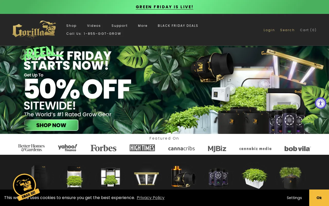 Gorilla Grow Tent screenshot