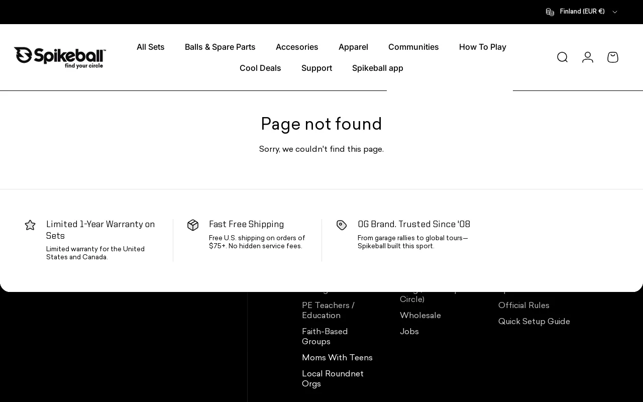 Spikeball Store screenshot