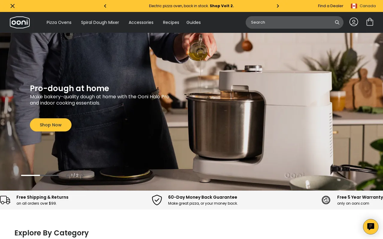 Ooni Canada screenshot