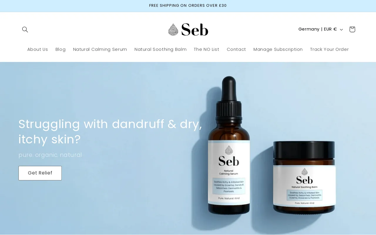 Seb Skincare screenshot