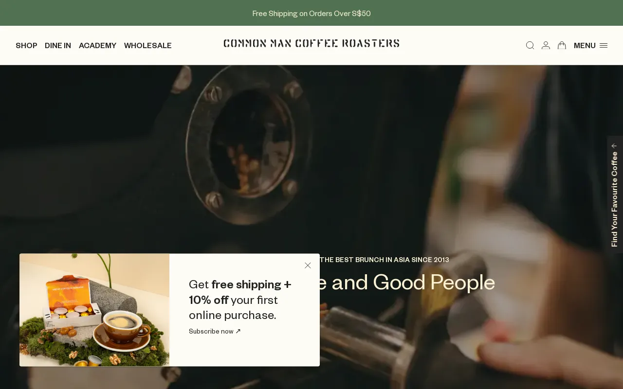 Common Man Coffee Roasters SG screenshot