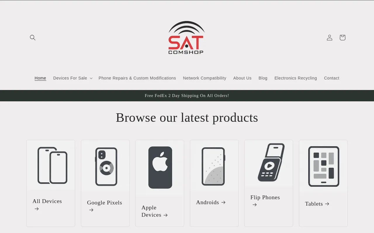 SatComShop screenshot