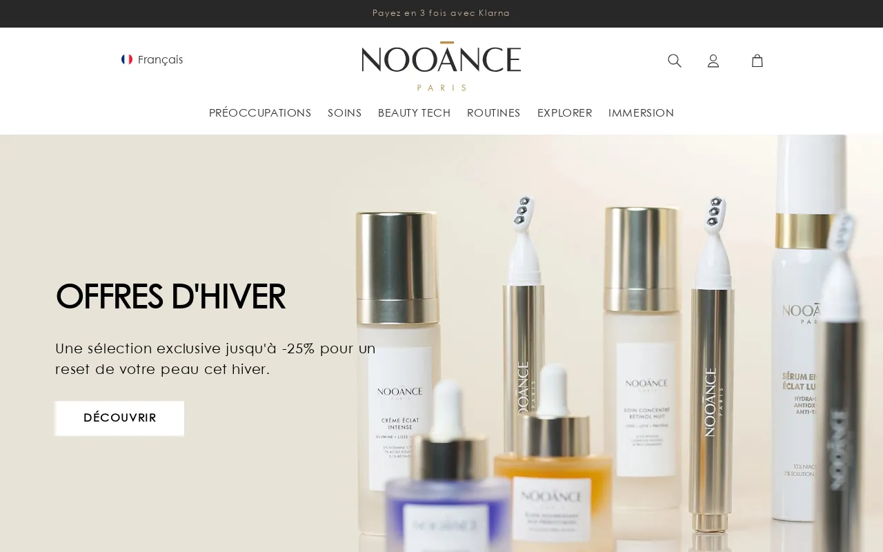 NOOANCE PARIS screenshot