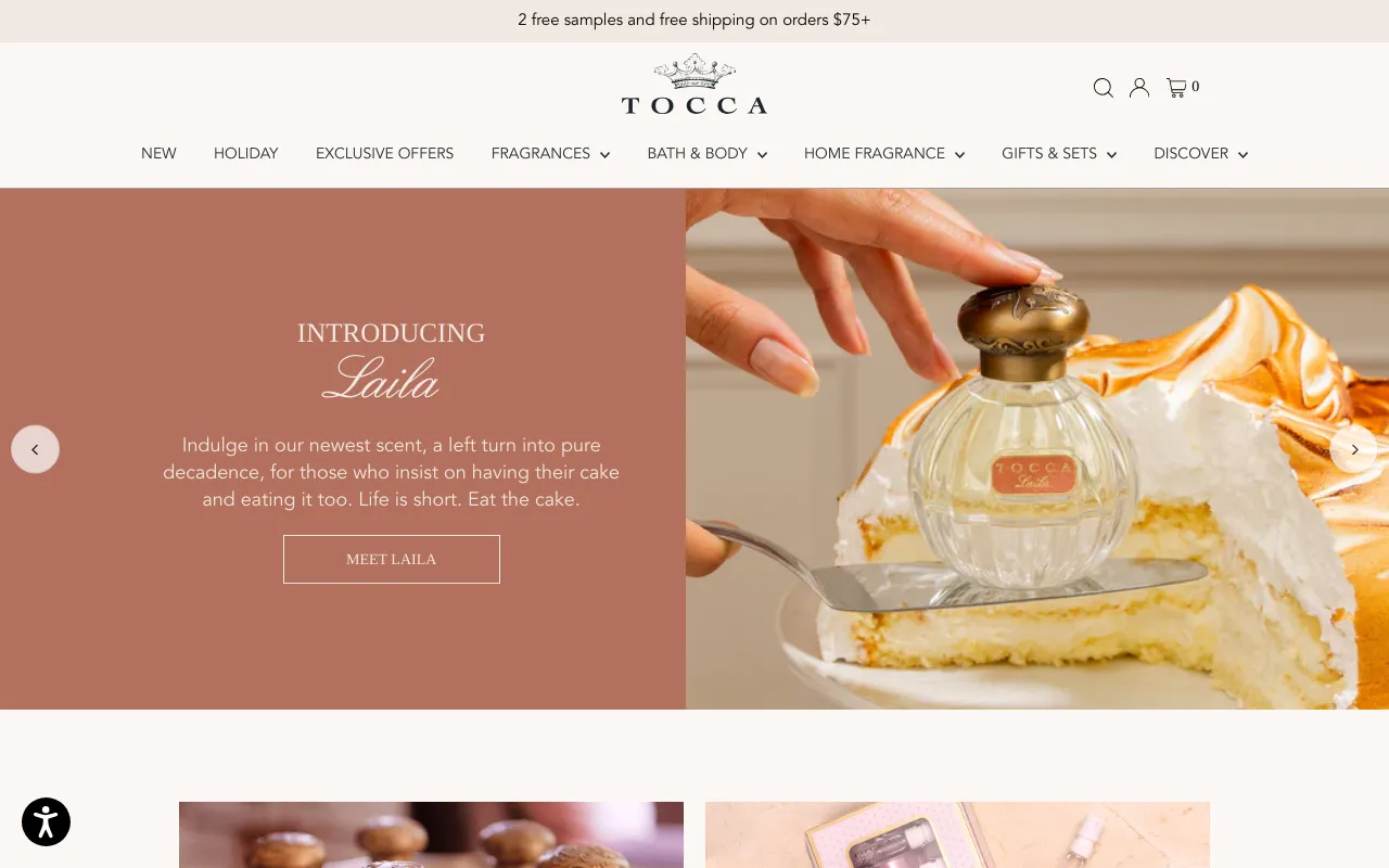 TOCCA screenshot