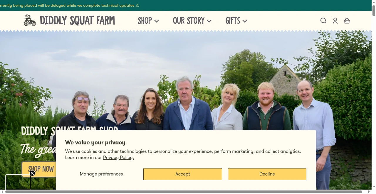 Diddly Squat Farm Shop screenshot