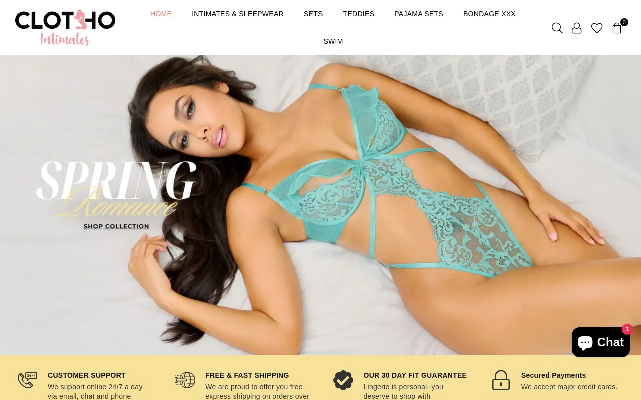 CLOTHO Intimates screenshot
