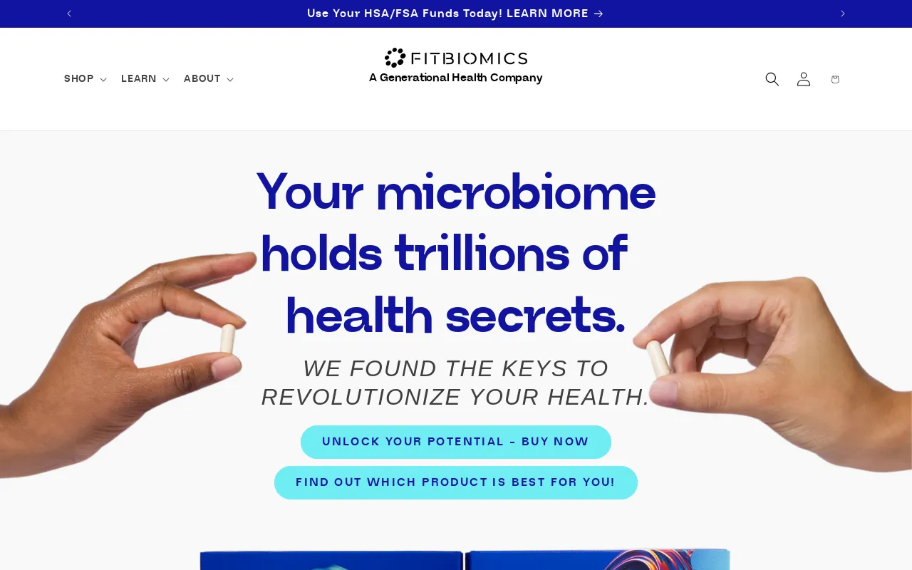 Fitbiomics screenshot