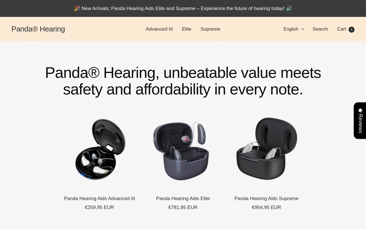 Panda® Hearing screenshot