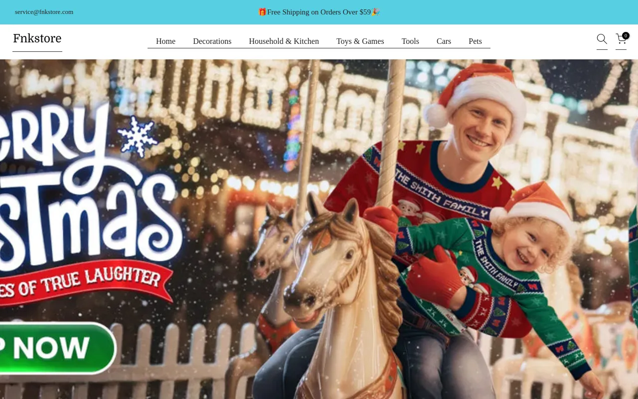 Fnkstore website screenshot