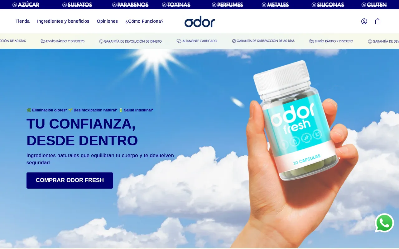 Odor screenshot