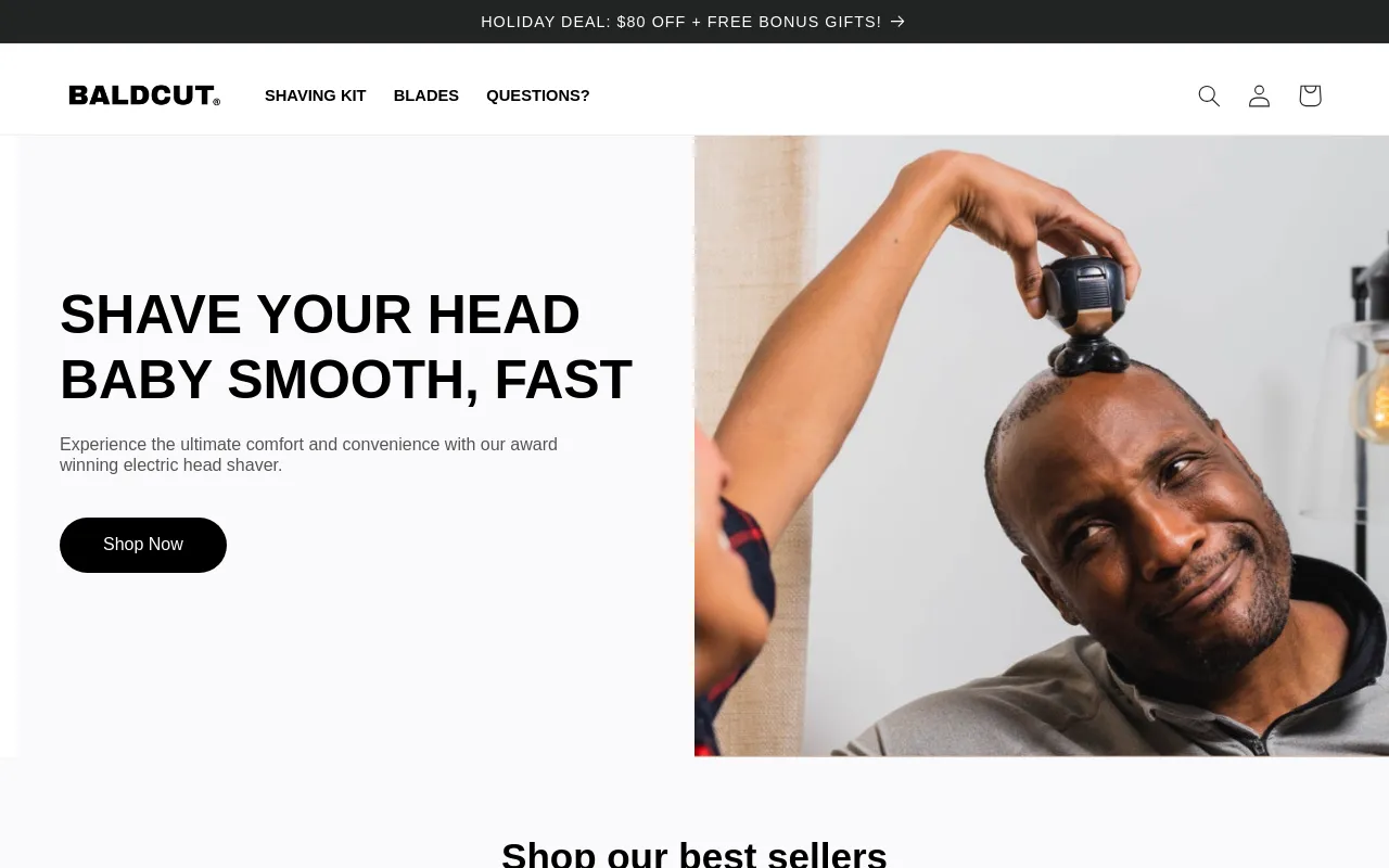 BALDCUT Australia screenshot