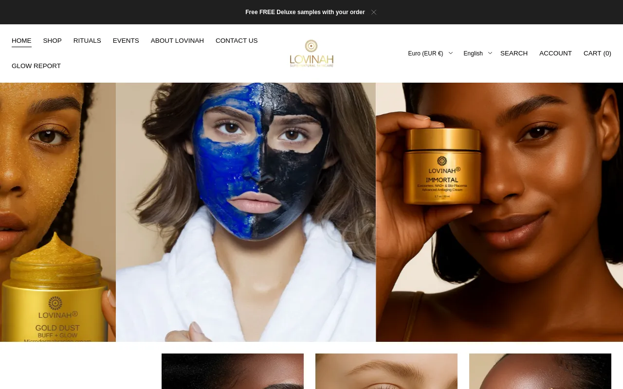 Lovinah Skincare screenshot
