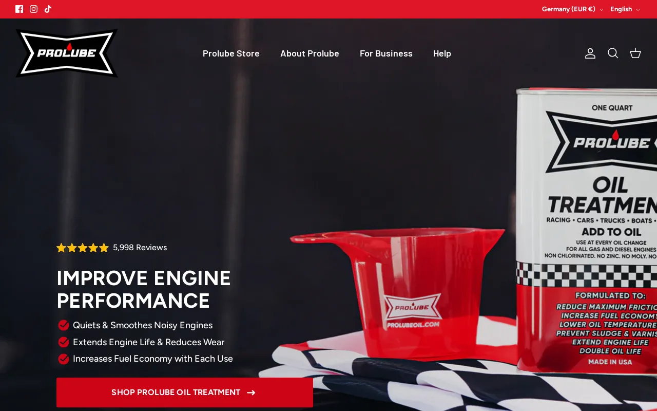 Prolube Oil screenshot