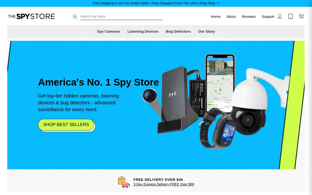 The Spy Store US screenshot