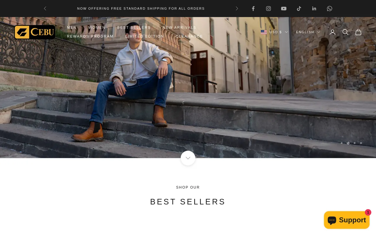 Cebu boots screenshot