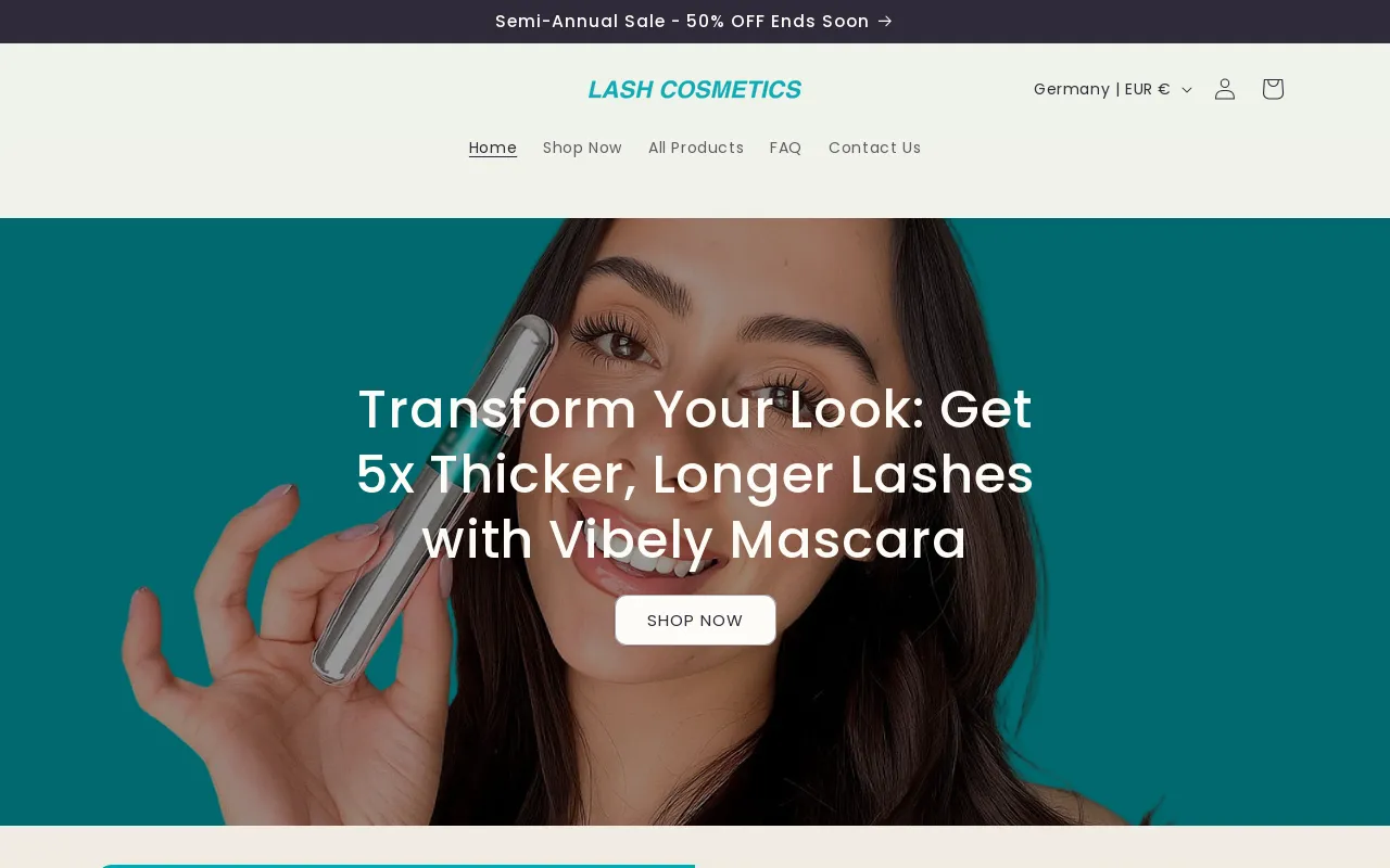 Lash Cosmetics screenshot