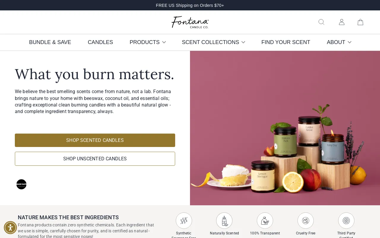 Fontana Candle Co screenshot