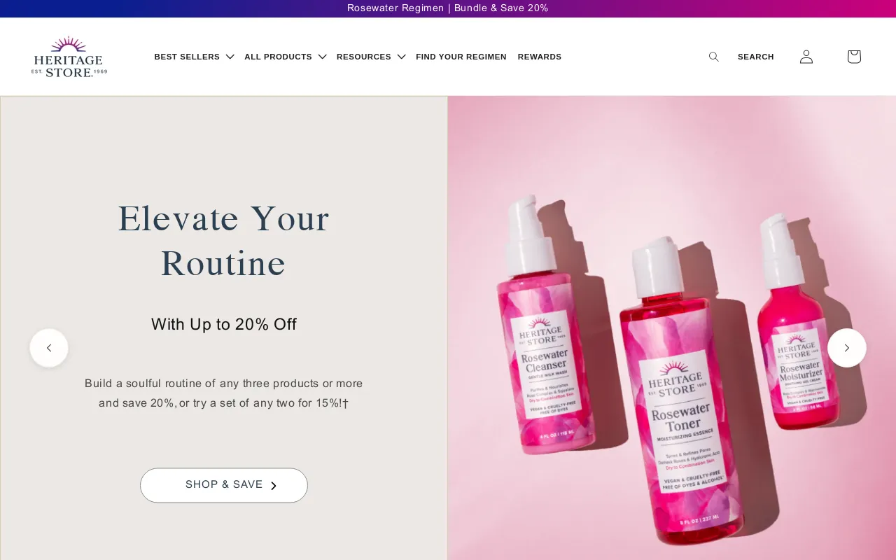 Heritage Store screenshot