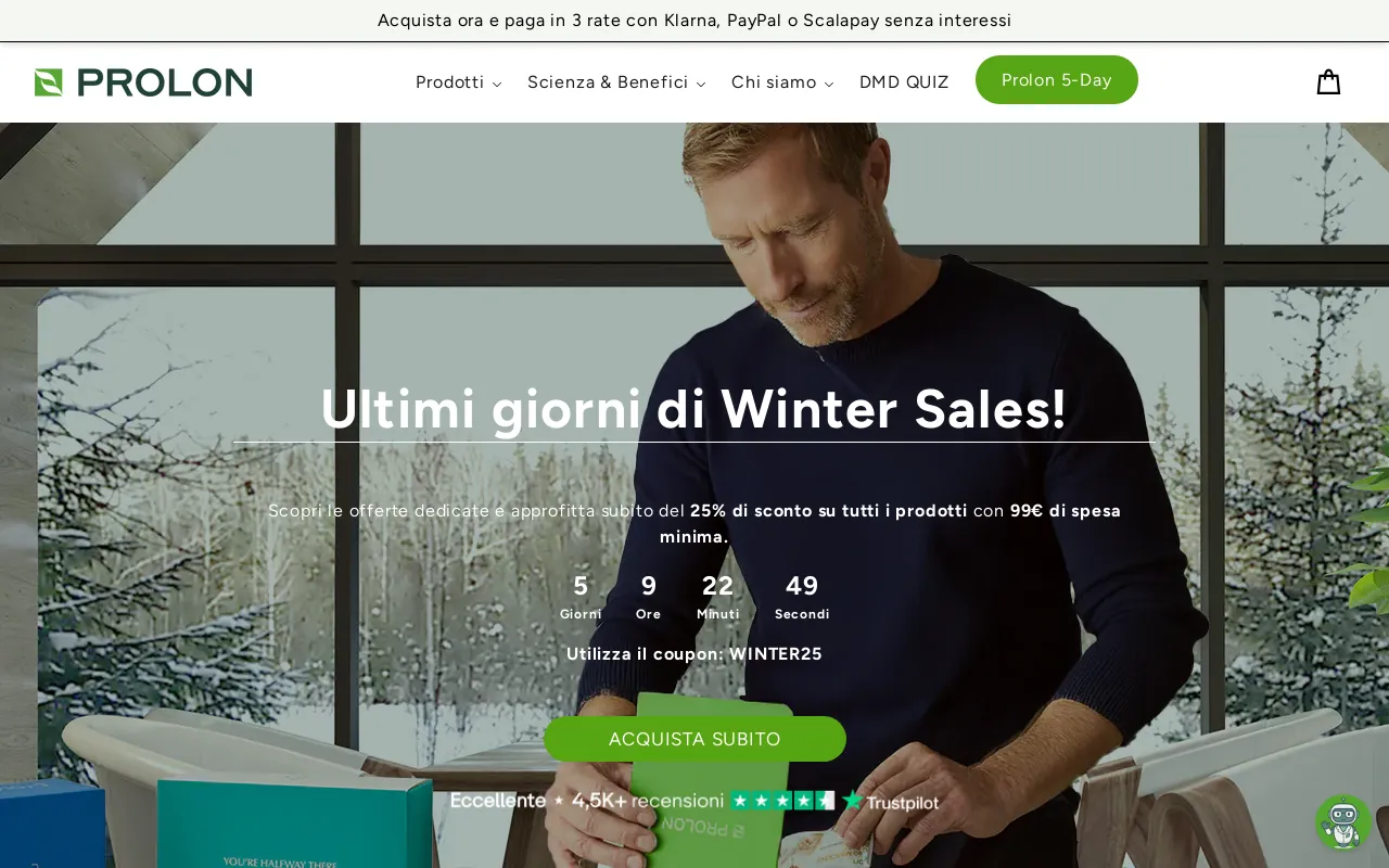 ProLon® Italia screenshot