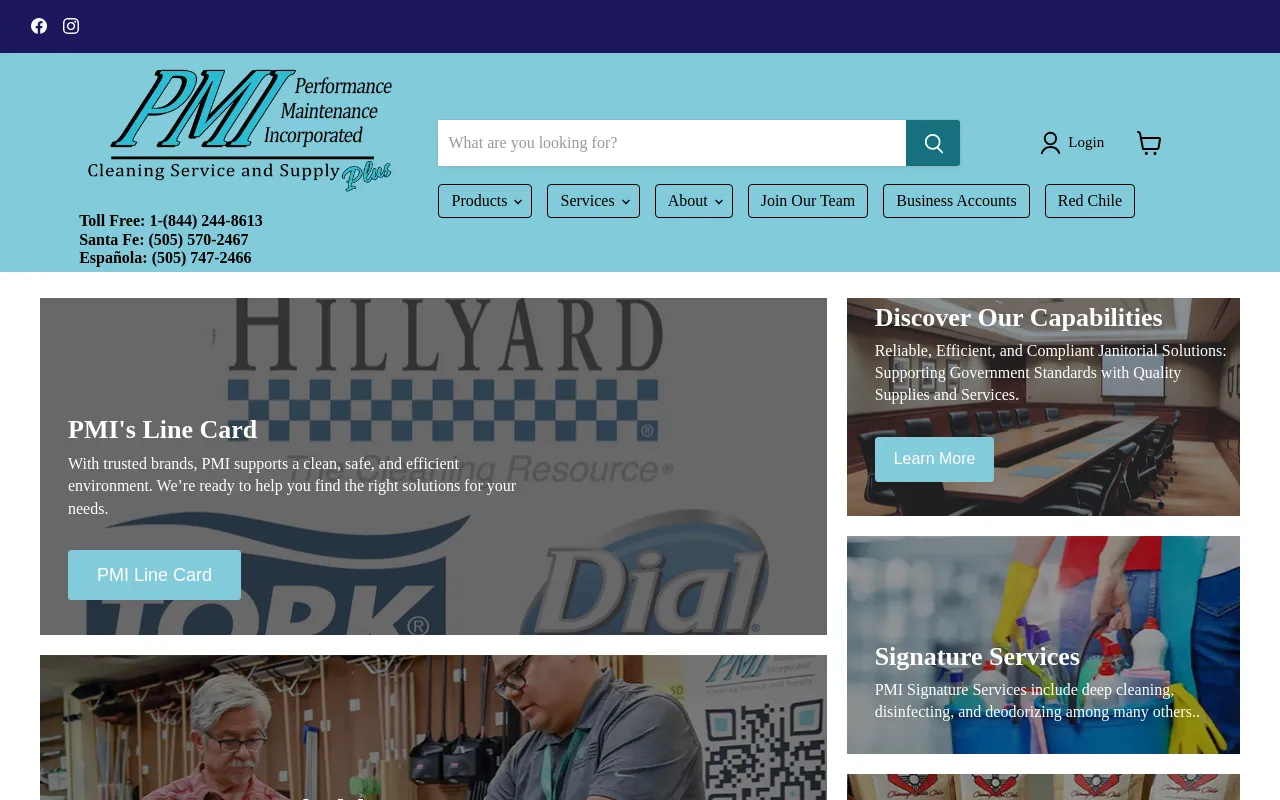 Performance Maintenance, Inc. screenshot