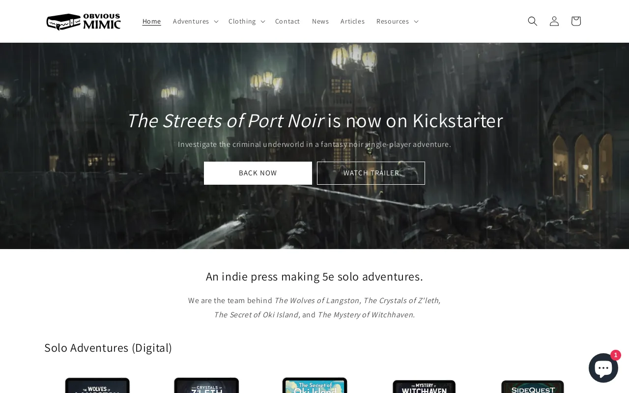 Obvious Mimic Press screenshot