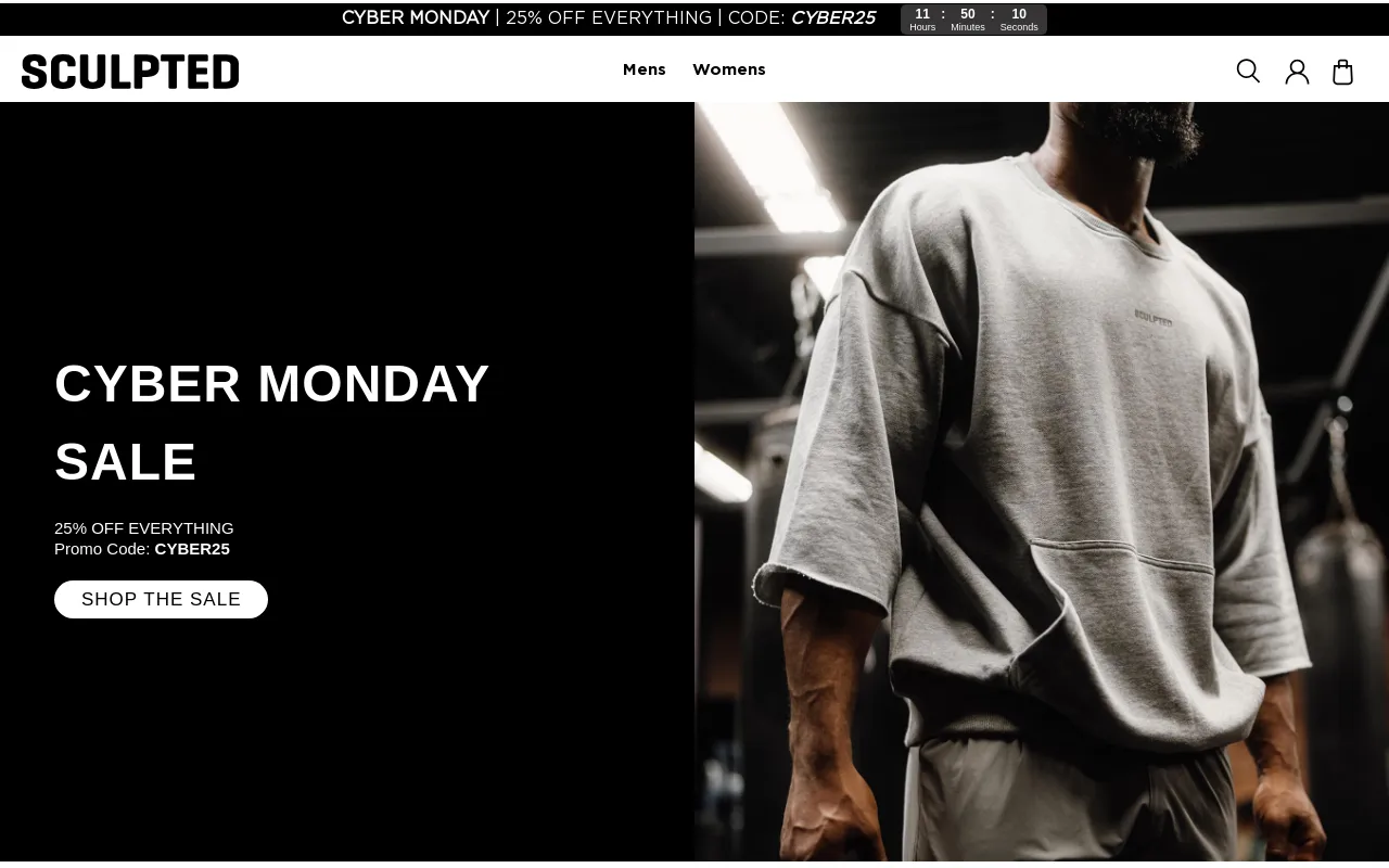 Sculpted website screenshot