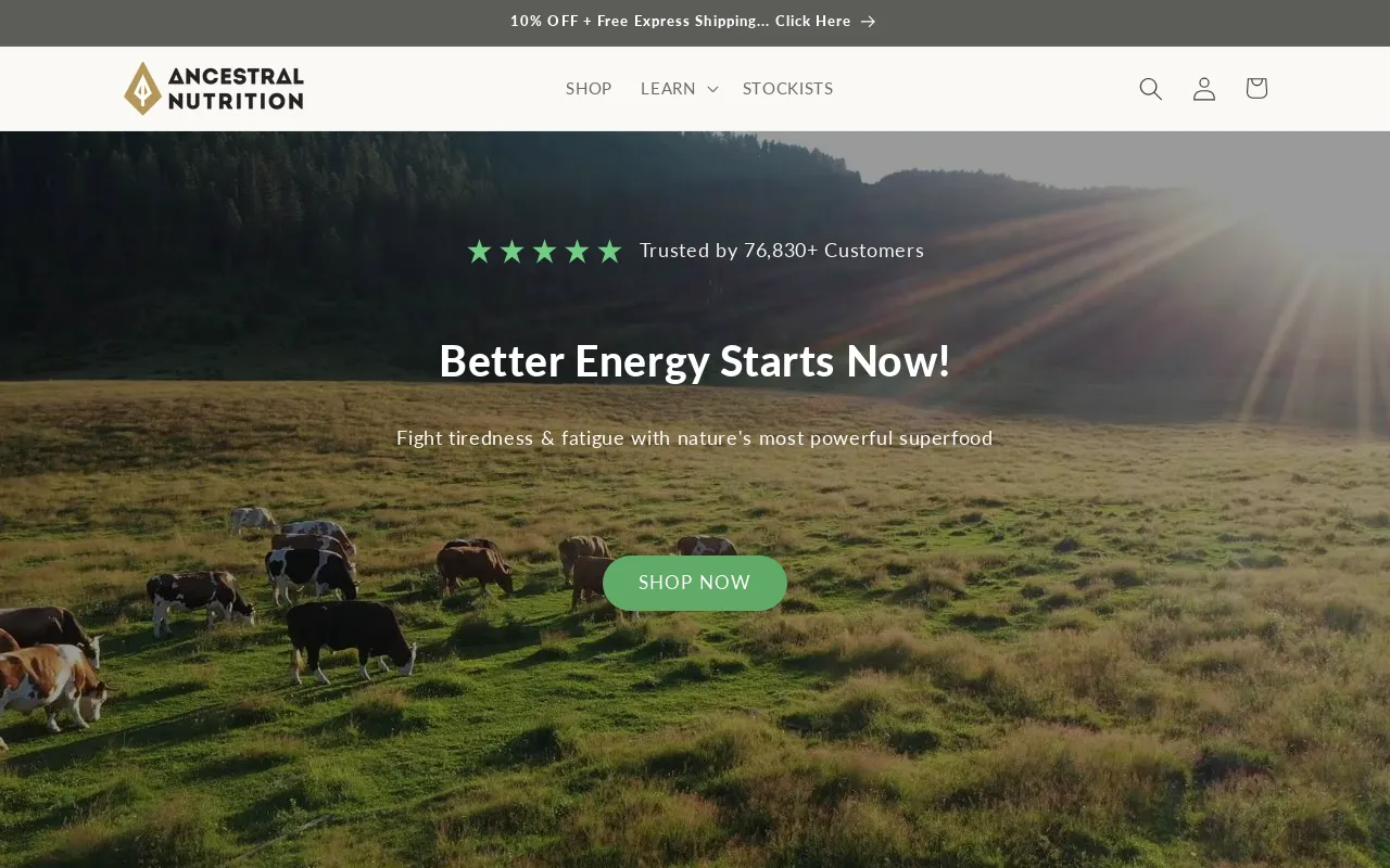 Ancestral Nutrition screenshot