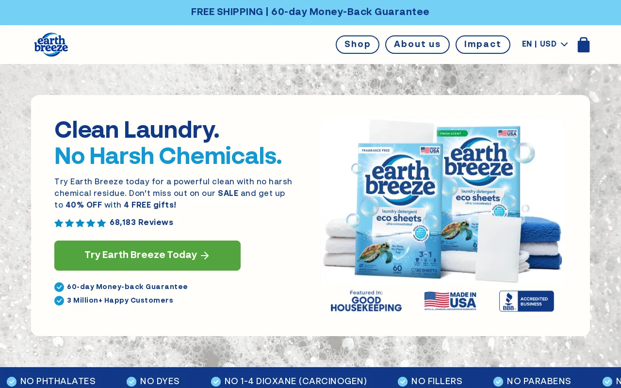 Earth Breeze screenshot