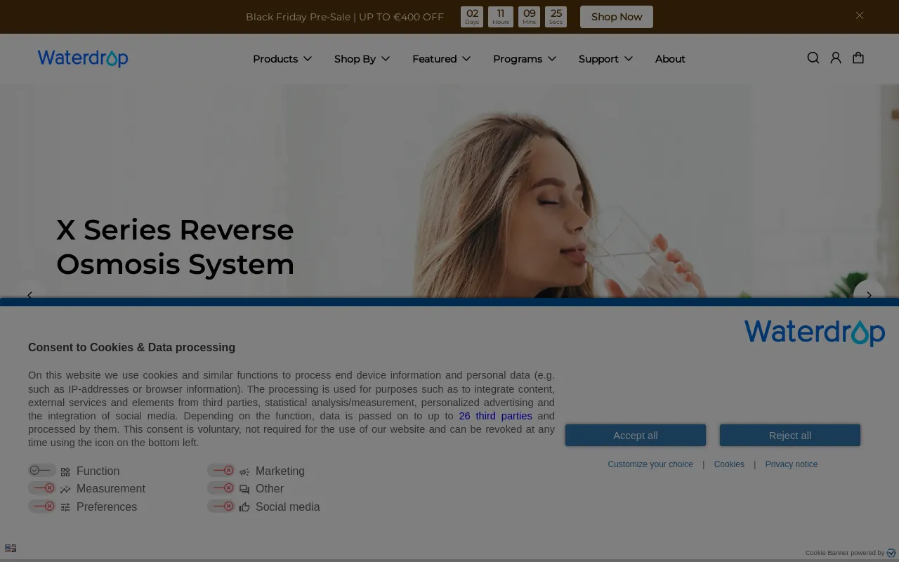 Waterdrop EU screenshot