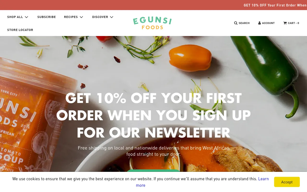 Egunsifoods screenshot